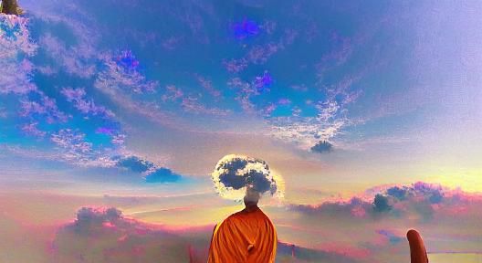 Abstract Serene Composition for Meditation