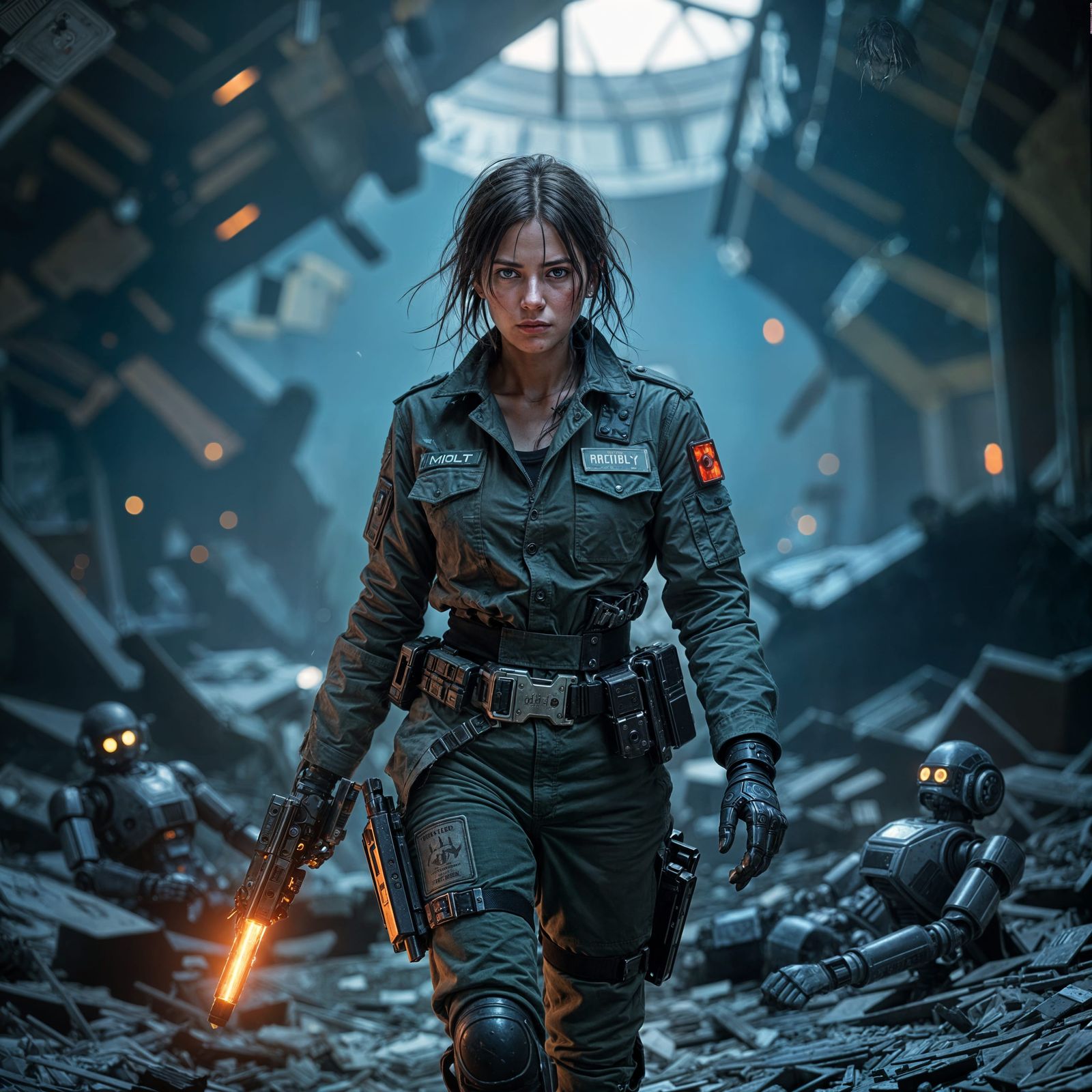 Sole Survivor of Spaceship Crash, Woman Fights On