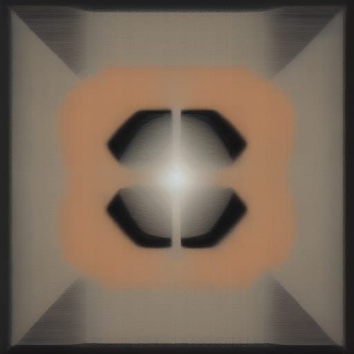 Cubist Geometric Landscape in a Neo-Cubism Style