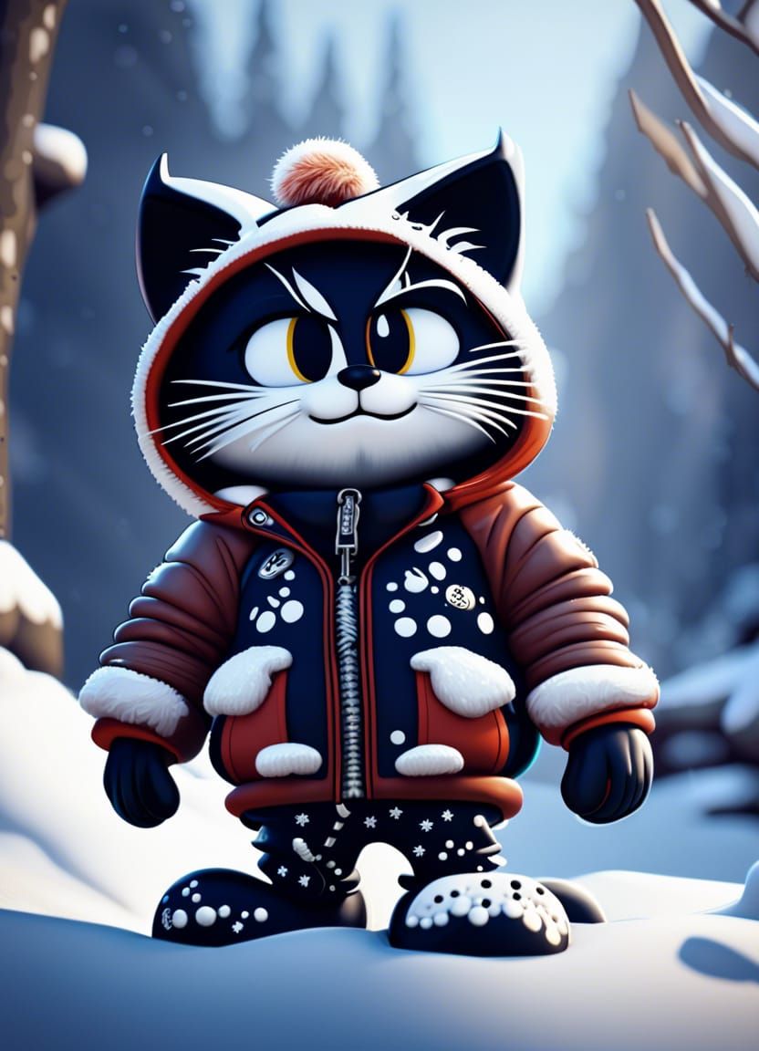 Felix the Cat in Modern Version