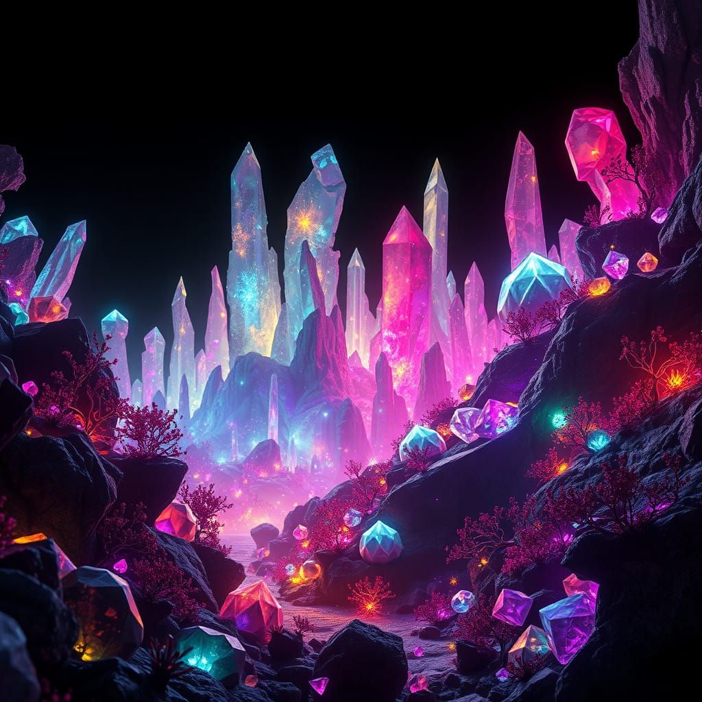 Dystopian Gem Land Environment in Stunning 8K Resolution