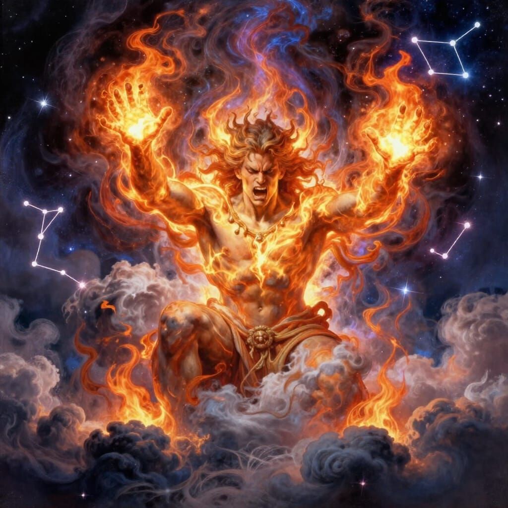 Divine Figure Transforms Anger Into Passion and Purpose