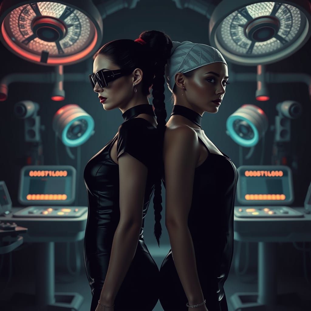 Espionage Medical Thriller: Queens in Surgical Double Exposu...