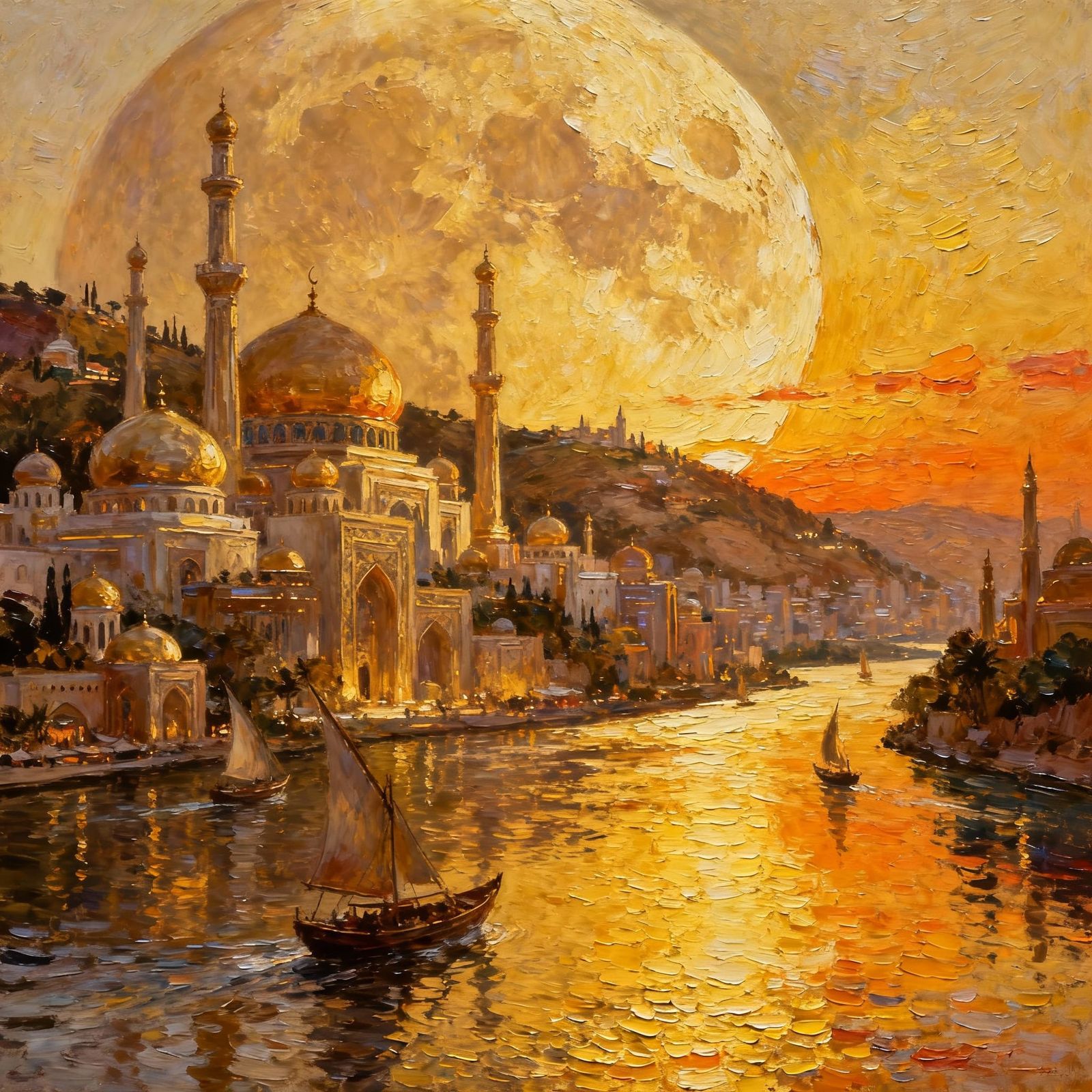 Beautiful landscape of the Middle East