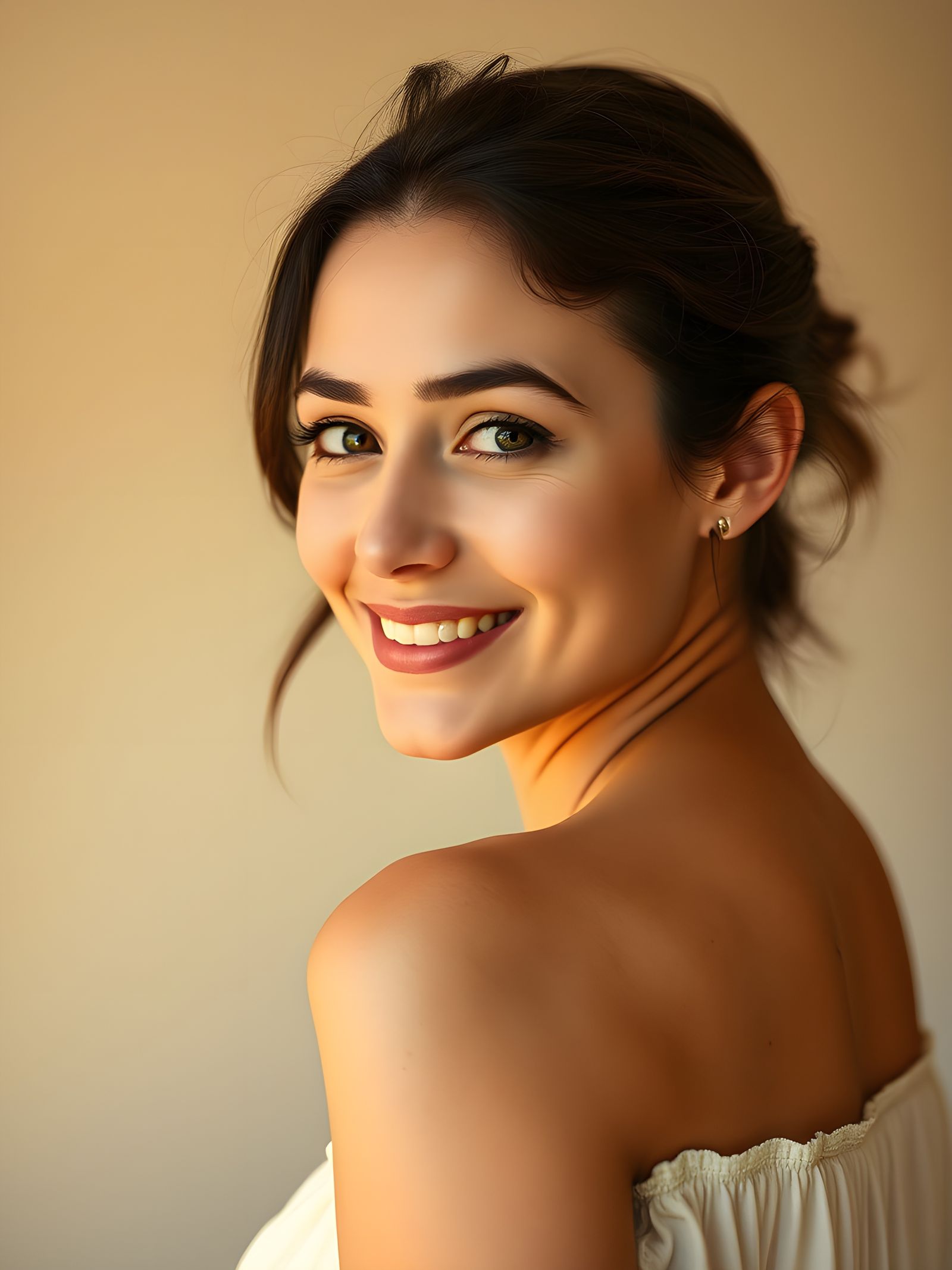 Charming Smile: A Farewell Portrait