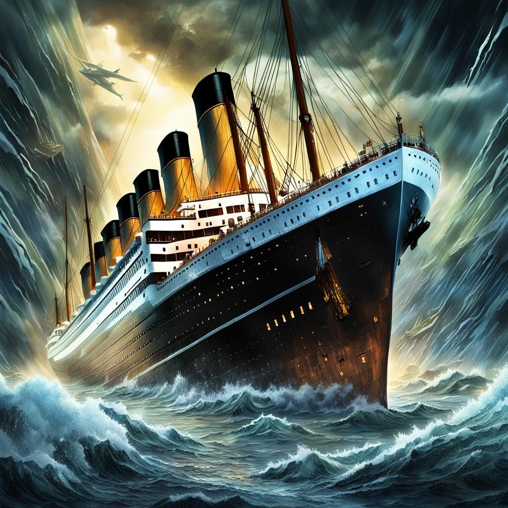 Titanic's Last Stand: Battling the Mighty Waves