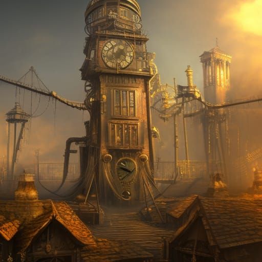 dwarven clock tower