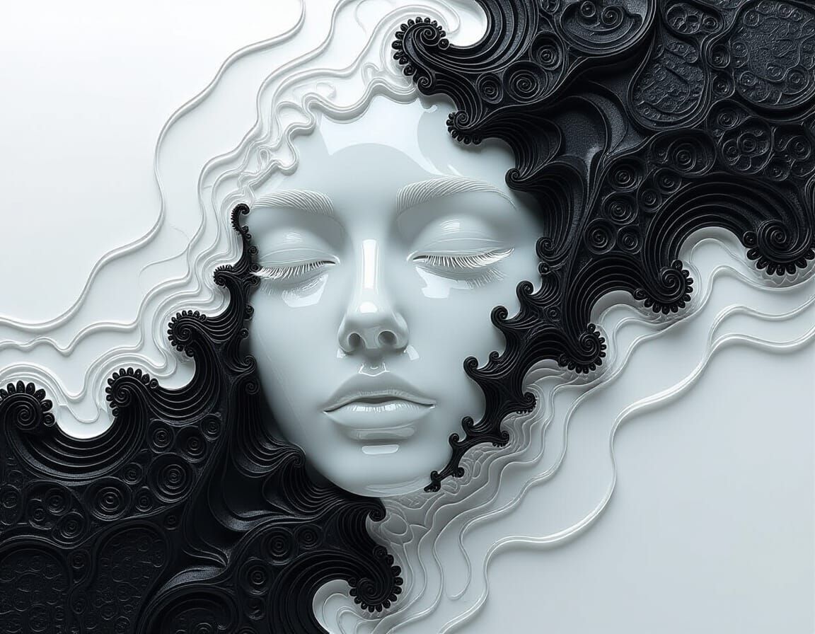 Intricately Carved Gelwave with None of My Tricks