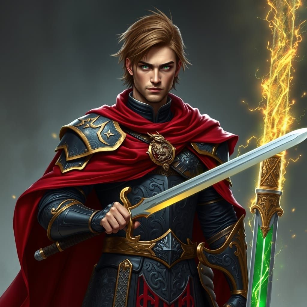 Imperial Knight with Energy Sword, Detailed Realism