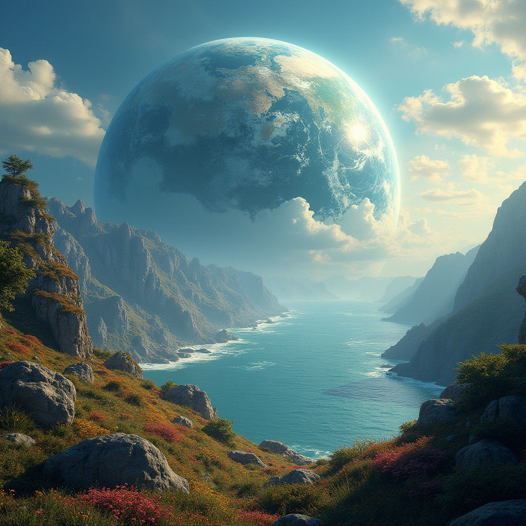 Genesis Earth: Hyperrealistic Matte Painting