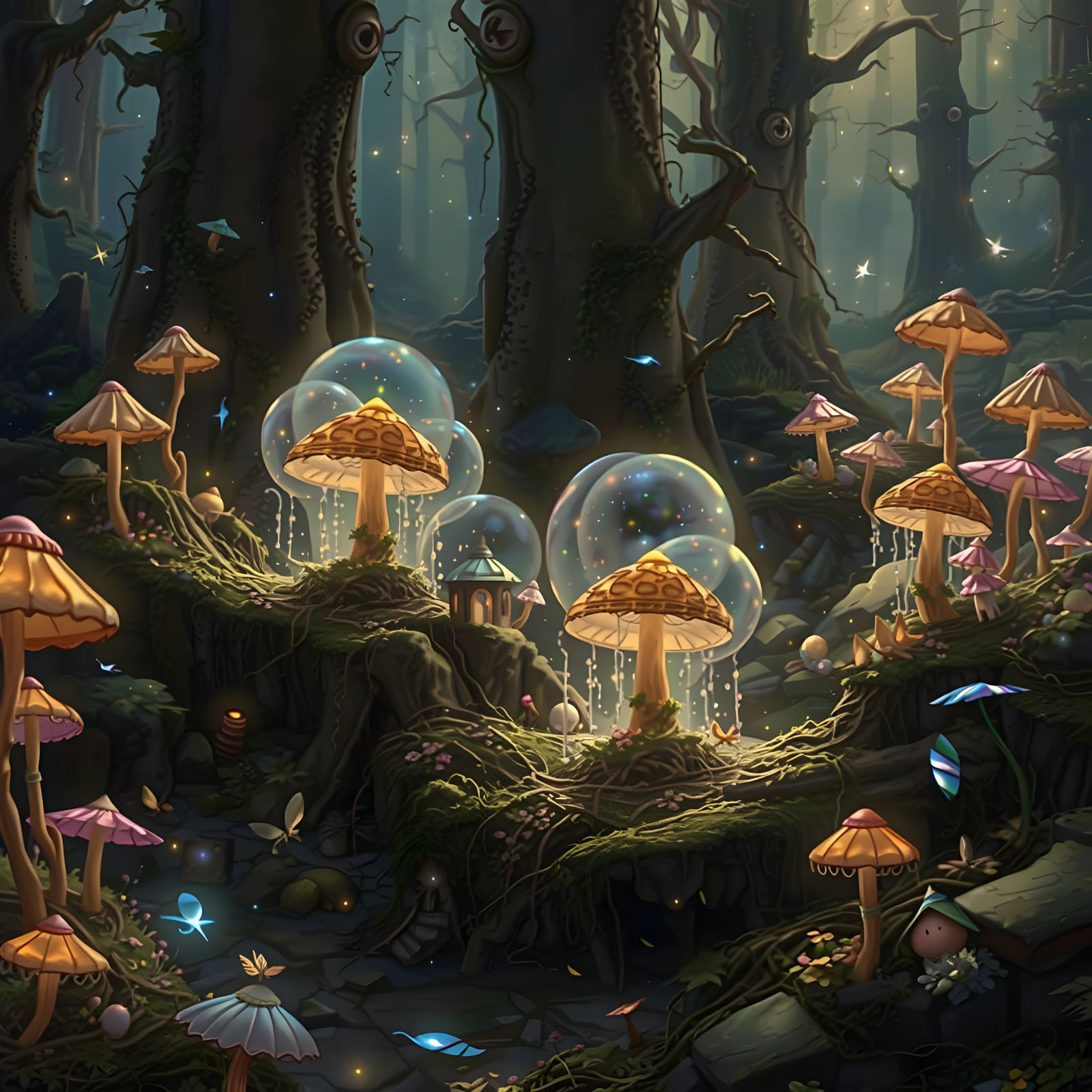 Ethereal Fantasy Landscapes in Dreamy Mist