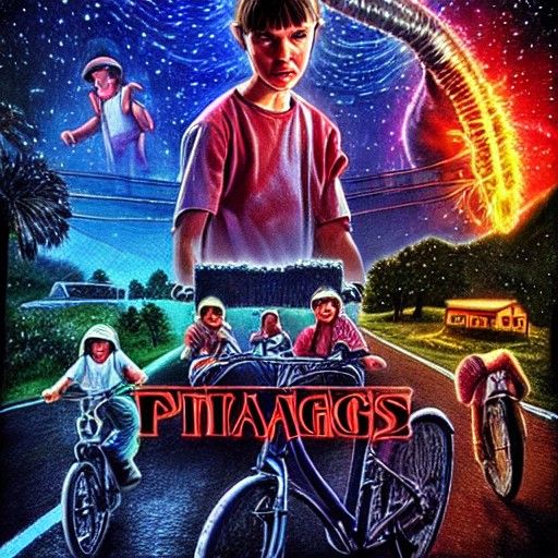 Machu Picchu Meets Stranger Things: Gurney Oil Painting