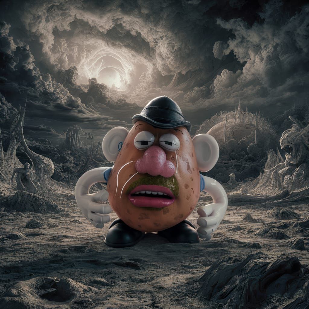 Tough Day for Mr. Potato Head