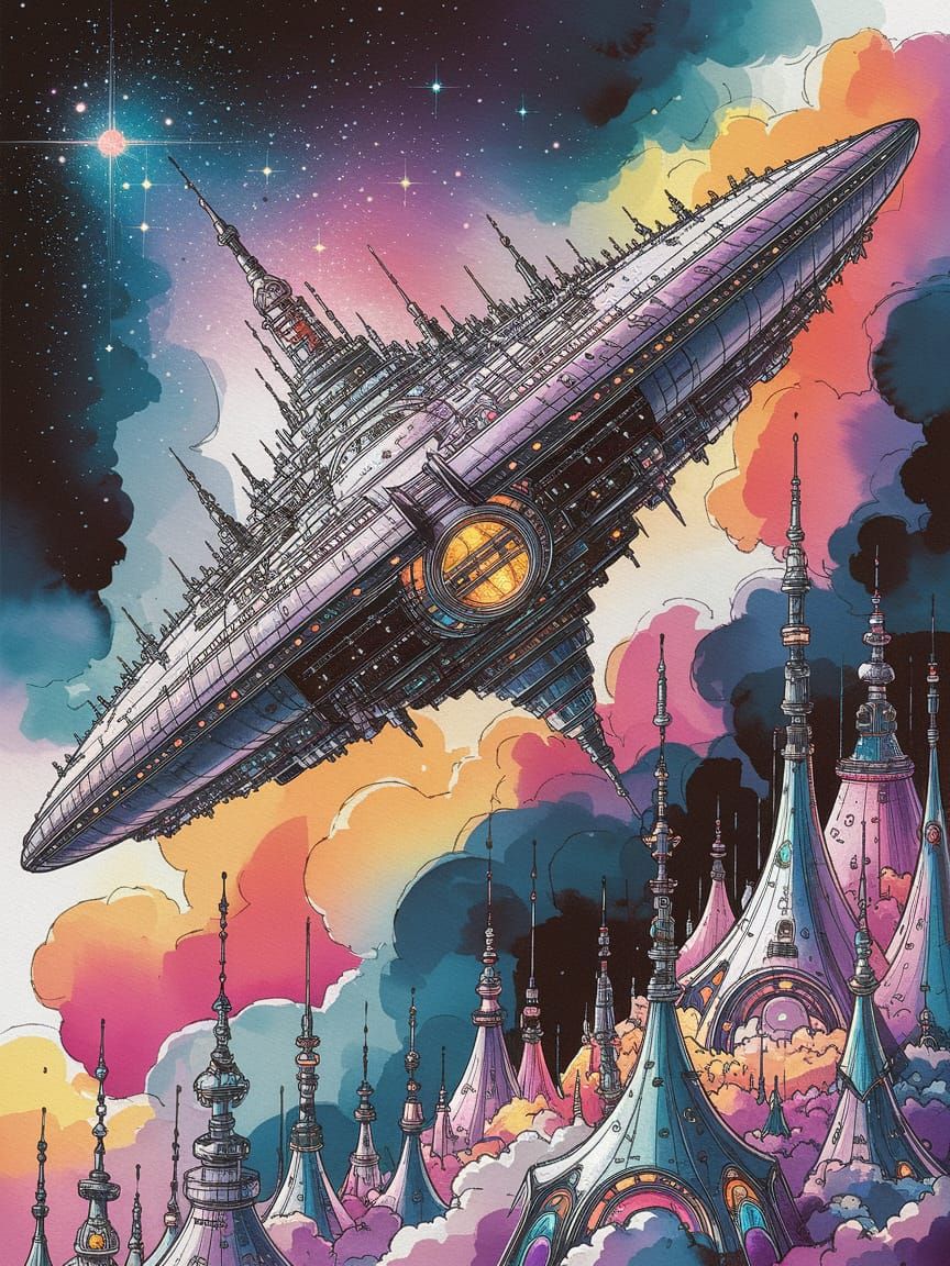 Cosmic Metropolis in the Arrd Nebula