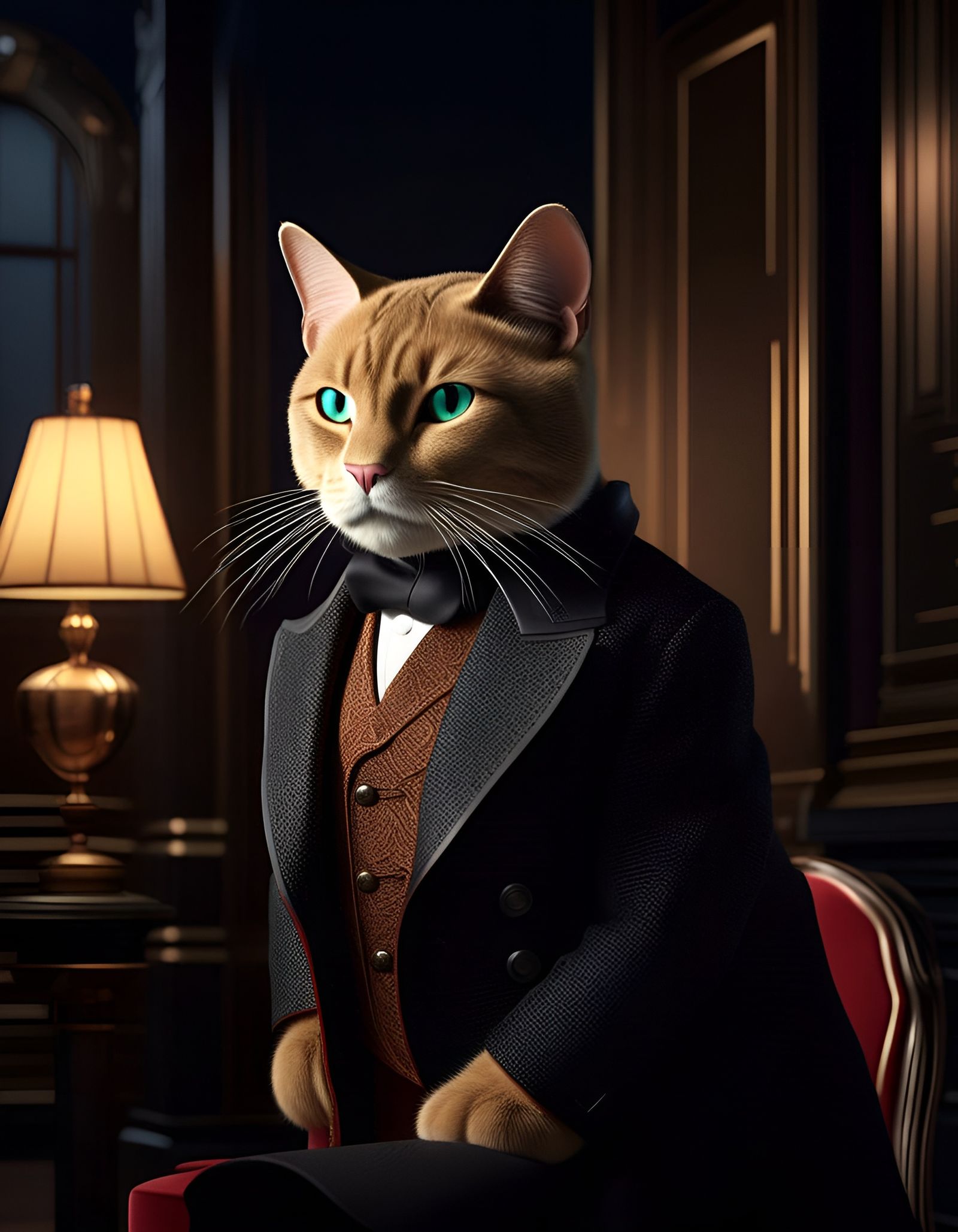 The Great Detective, Hercule Purr Roe, Has Discovered Something Fishy