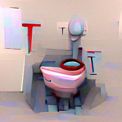 An AI Generated Image of a Toilet