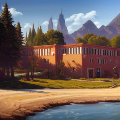 Bullworth Academy: Oil Painting in Classical Realism