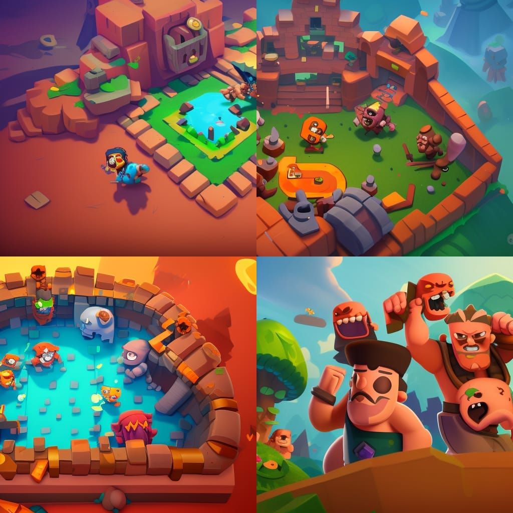 Brawl Stars Leon in Detailed Matte Painting