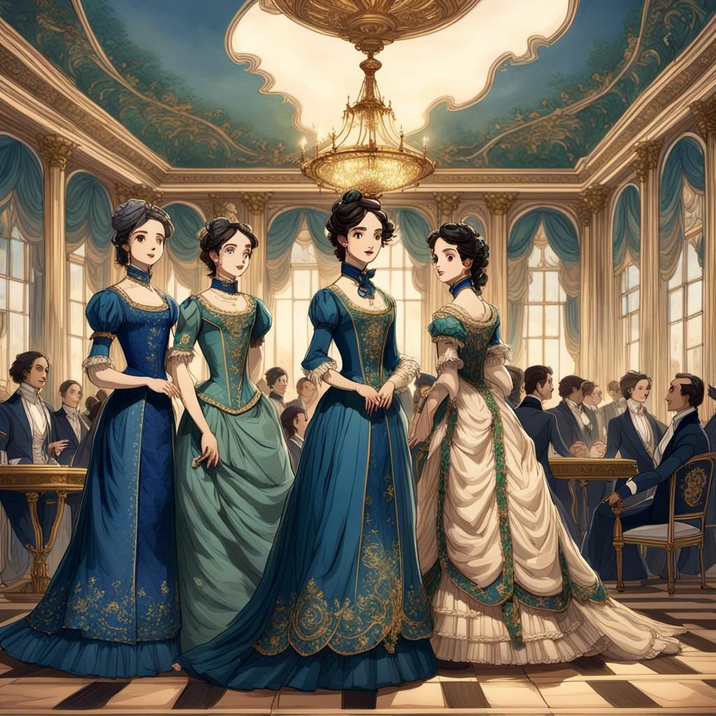 Regency Ballroom: Fantastical Concept Art in 8K