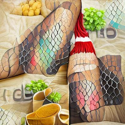 Fishnet Stockings: A Detailed Stock Photo
