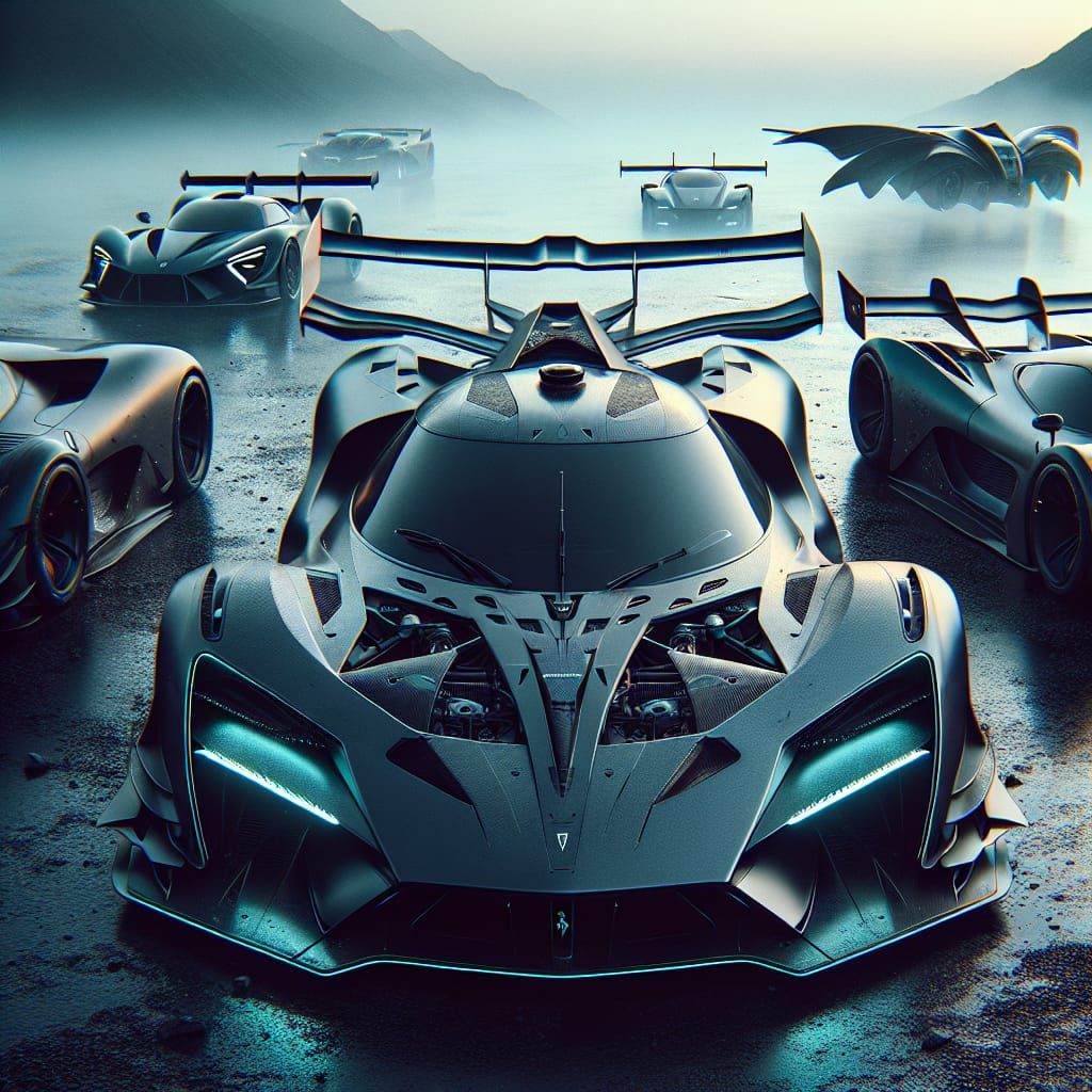 Conceptual Supercar: Mustang, Ferrari, McLaren, Koenigsegg F...