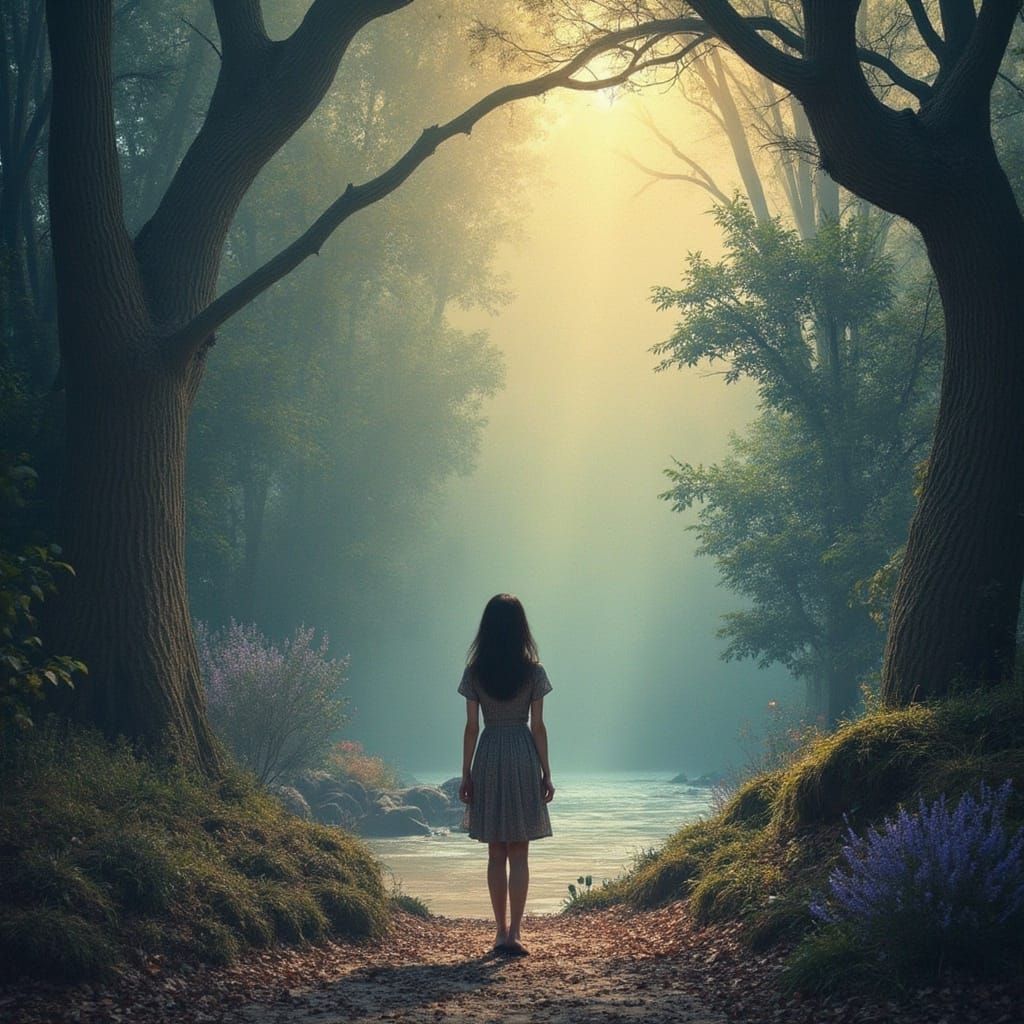 Mystical Fantasy Realm Inspired by Studio Ghibli