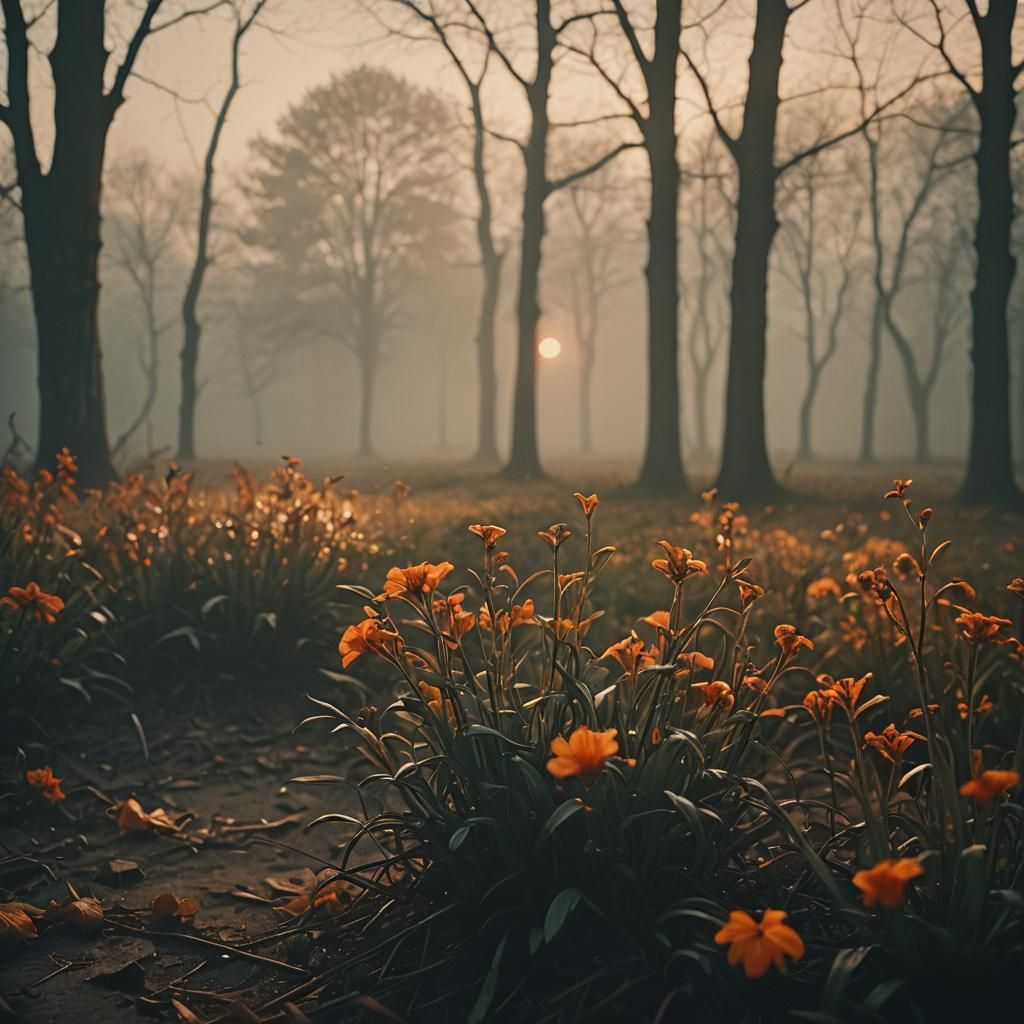 Cinematic Film Still of Glowing Letter N