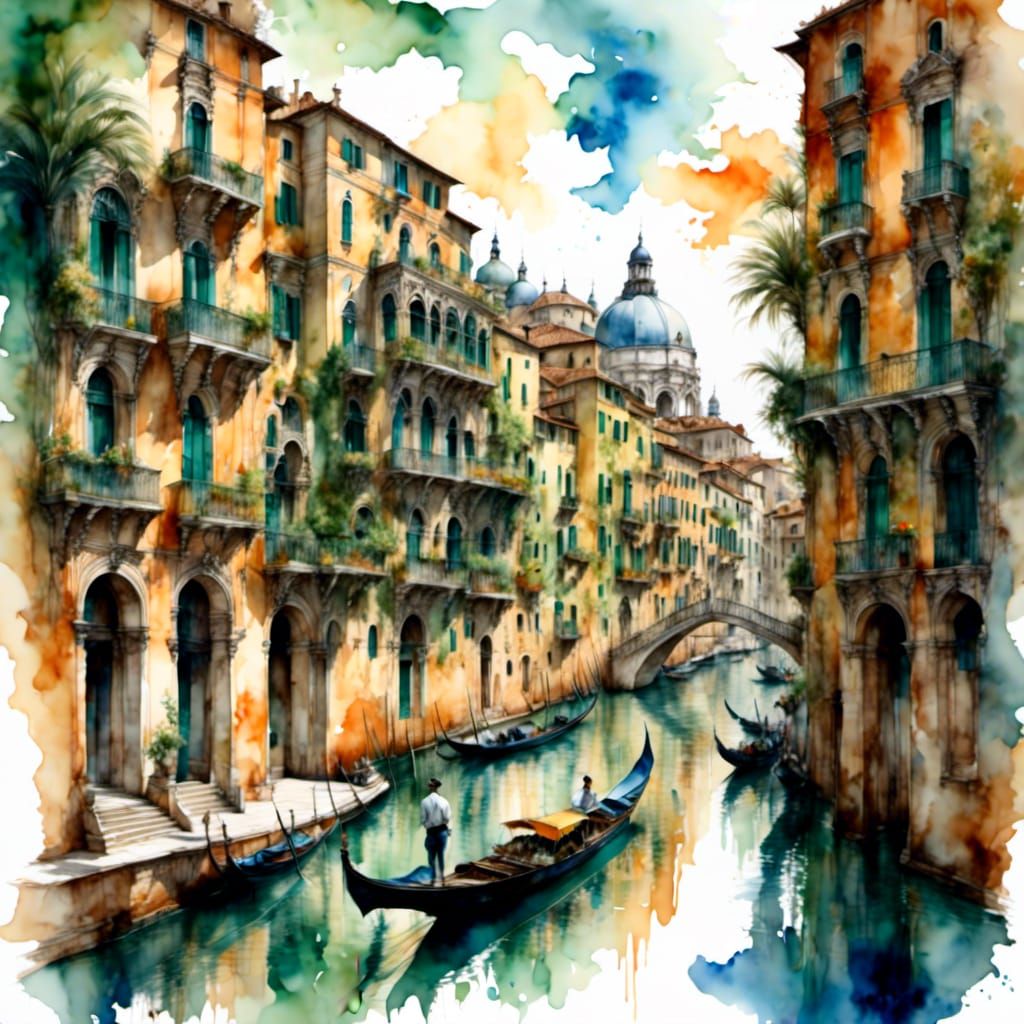 Venitian Canal in 2050