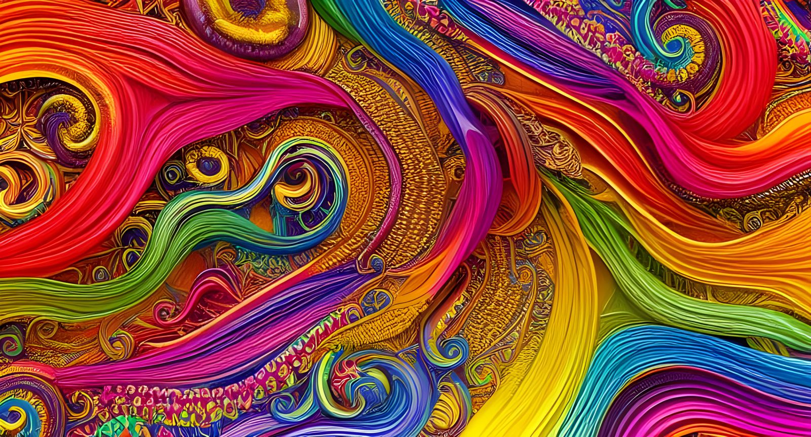 Elaborate Abstract Elegance in Hyperrealistic Style