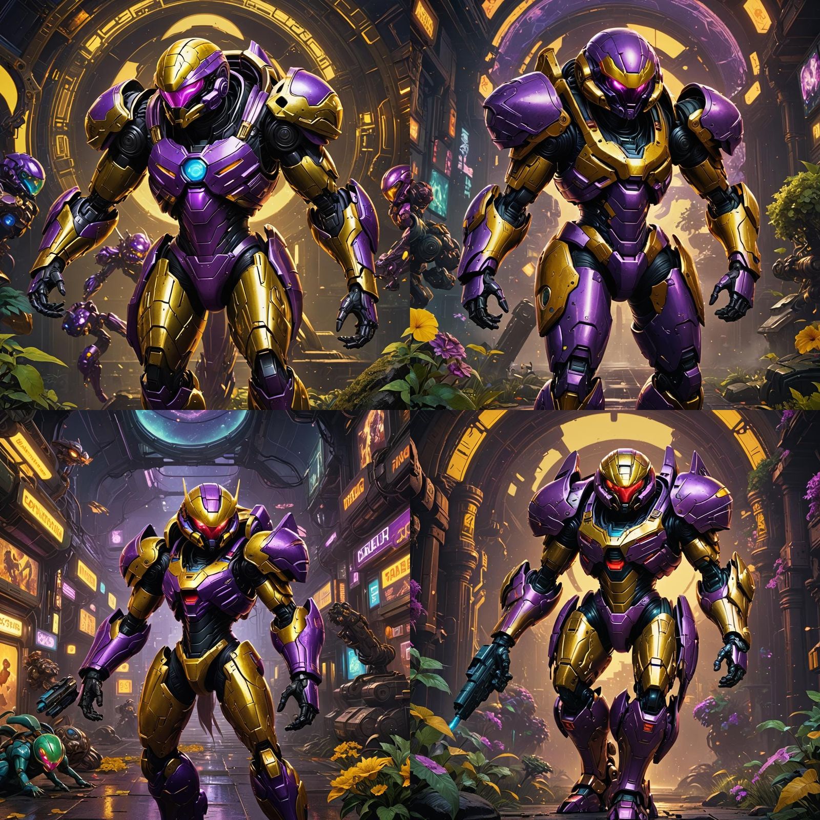 Samus Gremlin in Dark Fantasy Style