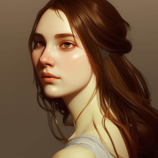 Hyperdetailed Portrait of Venus in Volumetric Lighting