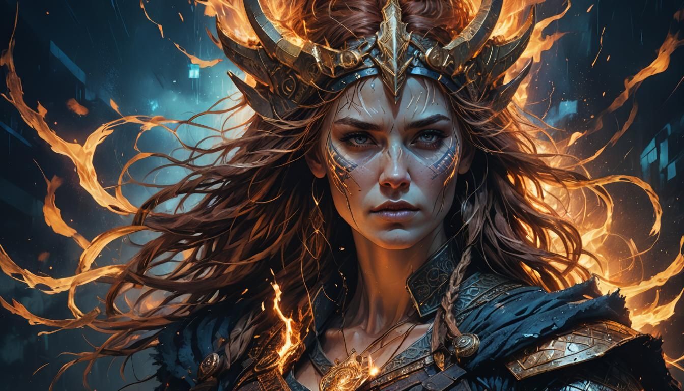 Fire Viking Queen