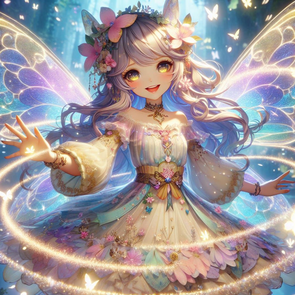 cute female fairy