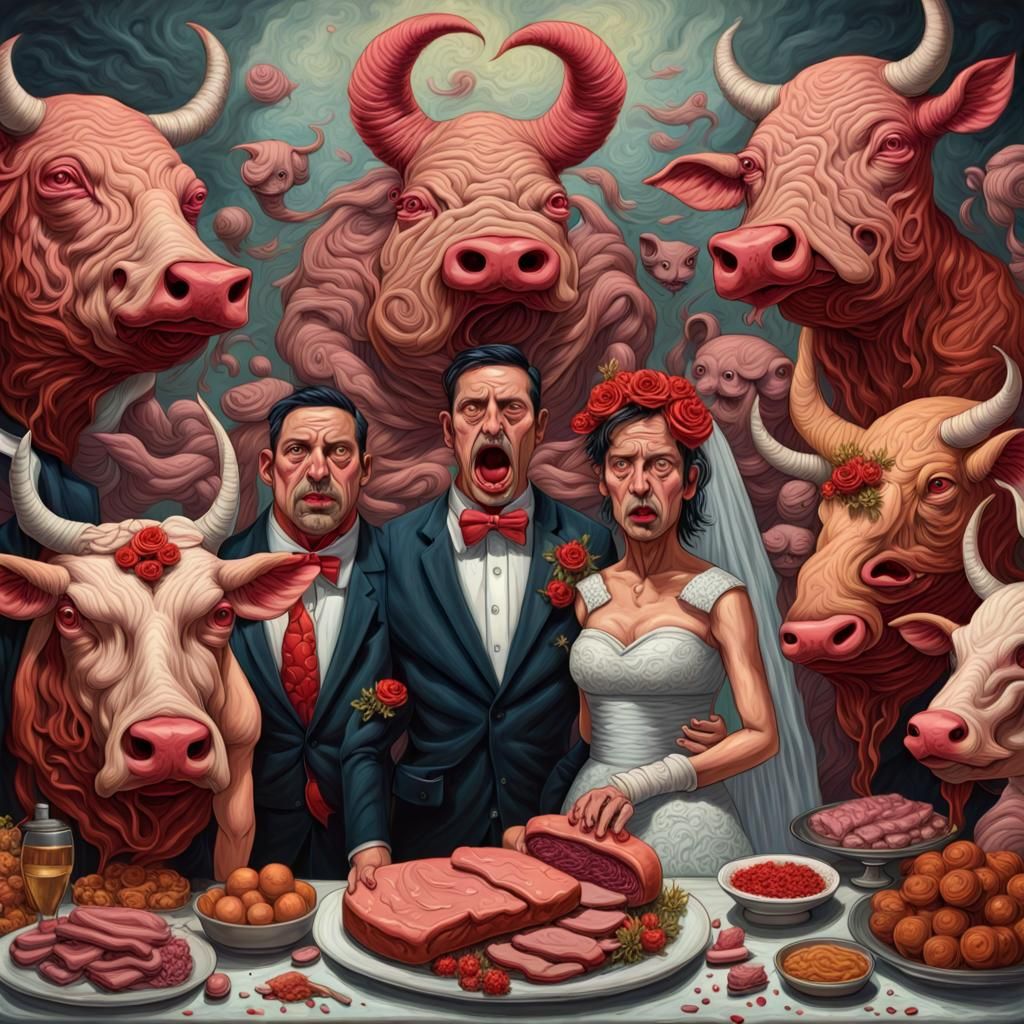 Sinister Surrealism: Deplorable Meat Wedding