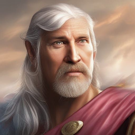 Viking Warrior Infused with Zeus and Thor's Power