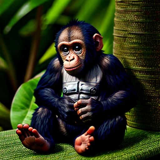 Adorable Baby Ape Image