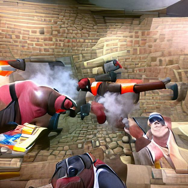 Video Game First Person Combat Perspective