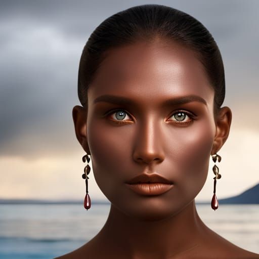 Surreal Dark Fantasy Isle of Horizon in 8k