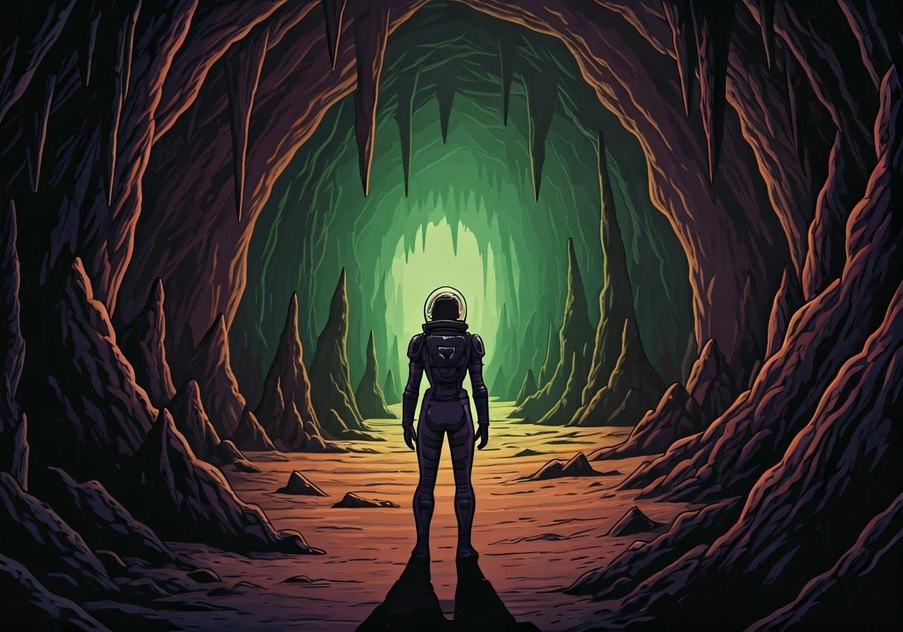 Gritty Alien Planet Encounter