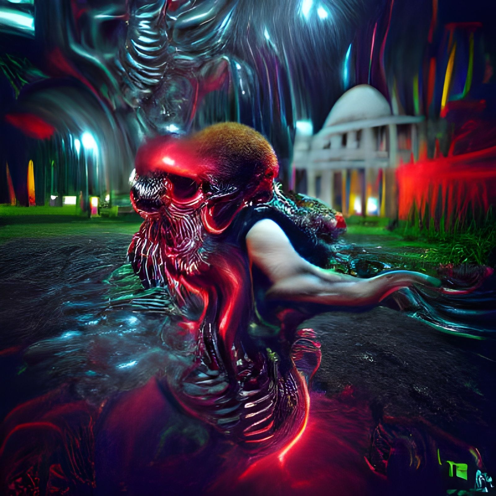 Vampire Mutations Feast in Cemetery Waters