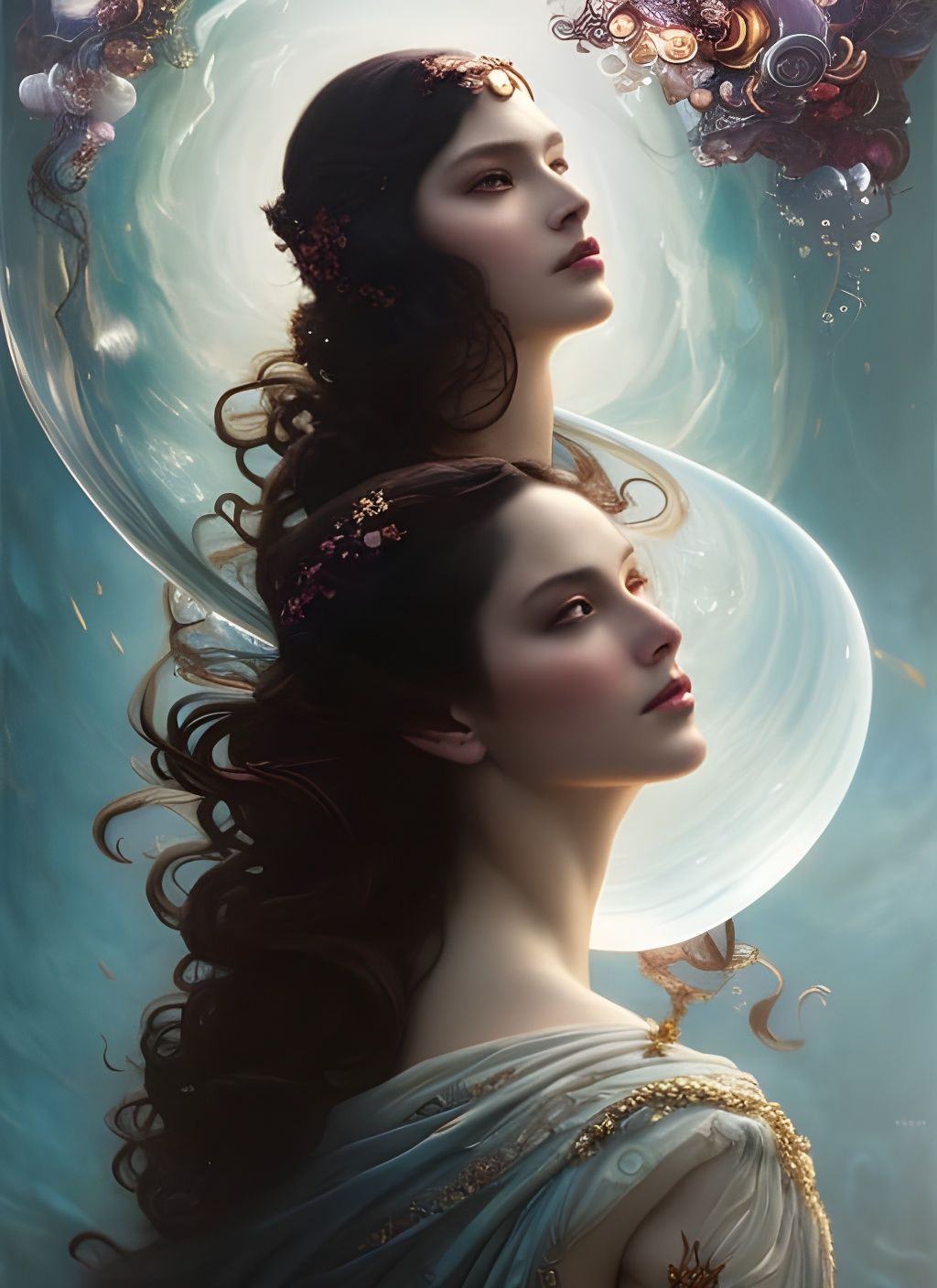 Goddess of Rain: A Digital Masterpiece