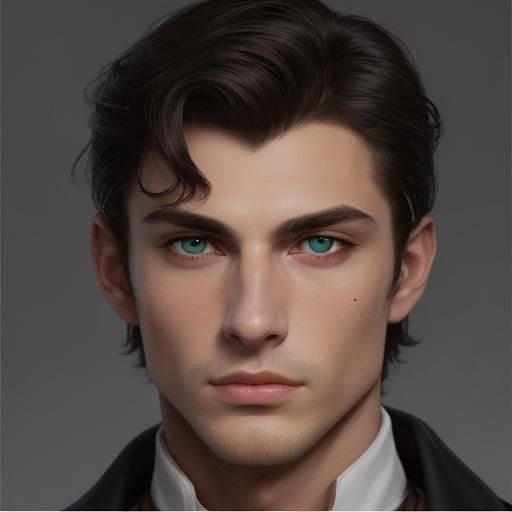Victorian Nobleman Portrait in Matte Painting Style