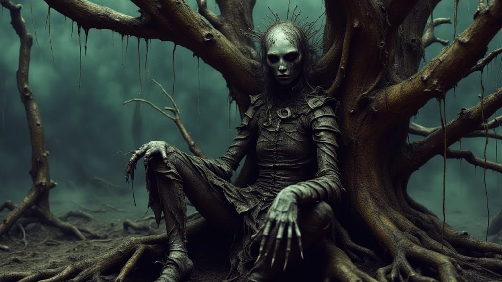 Cryptid in Leather Armor on Alien World