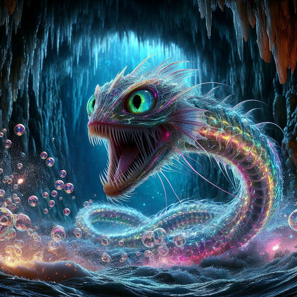 Water snake monster