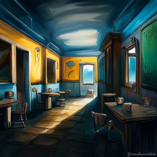 Epic Ancient Ruins Graffiti Art Fusion