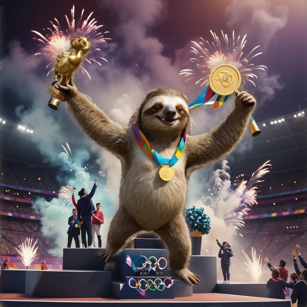 Gold Medal at the Animal Olympics