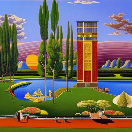 Chrysler Hotel Royal Suite in Surrealist Style