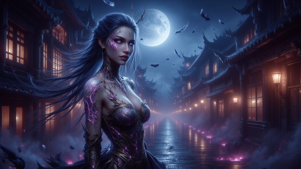 Cursed Village: A Dark Fantasy Warrior's Journey