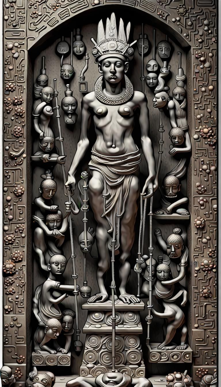 Orichulum Sculptures Depicting Summer's End in 3D