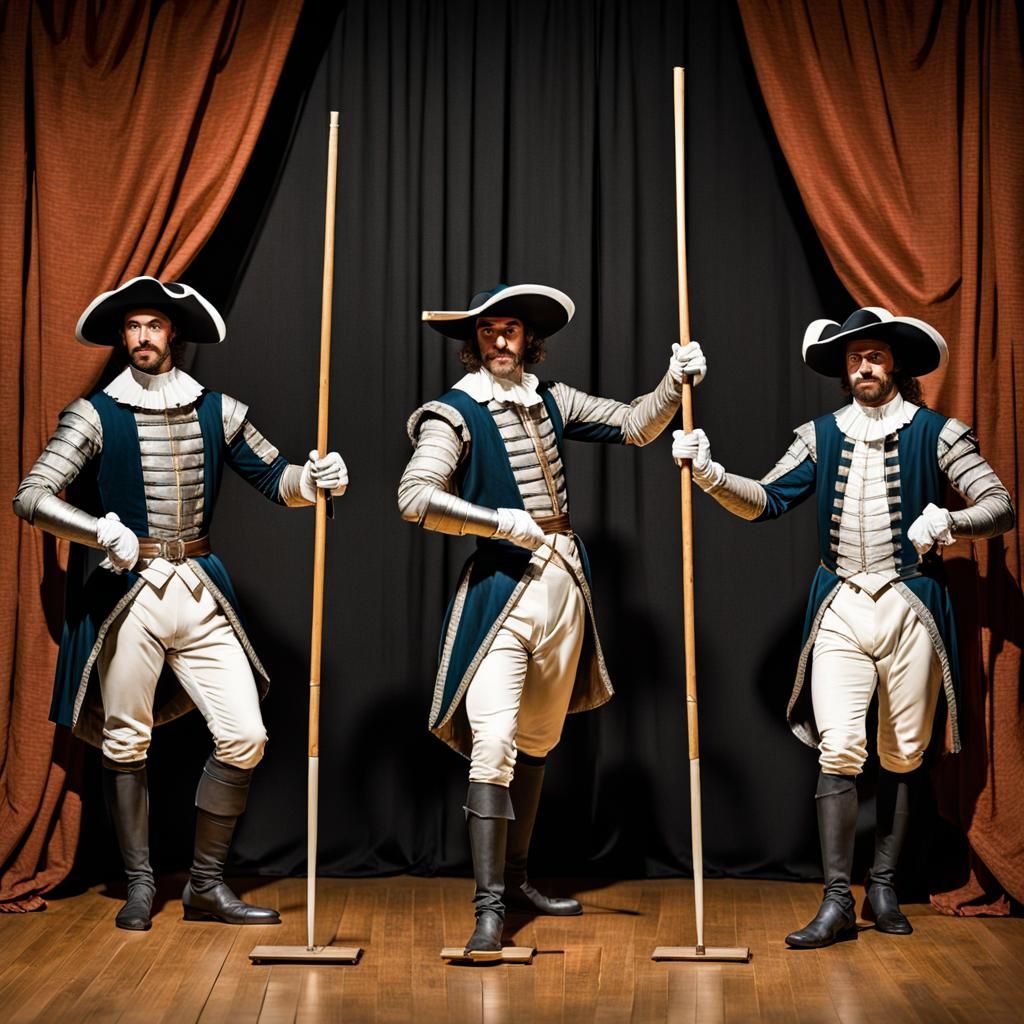 Cyrano de Bergerac: 17th Century Oil Painting